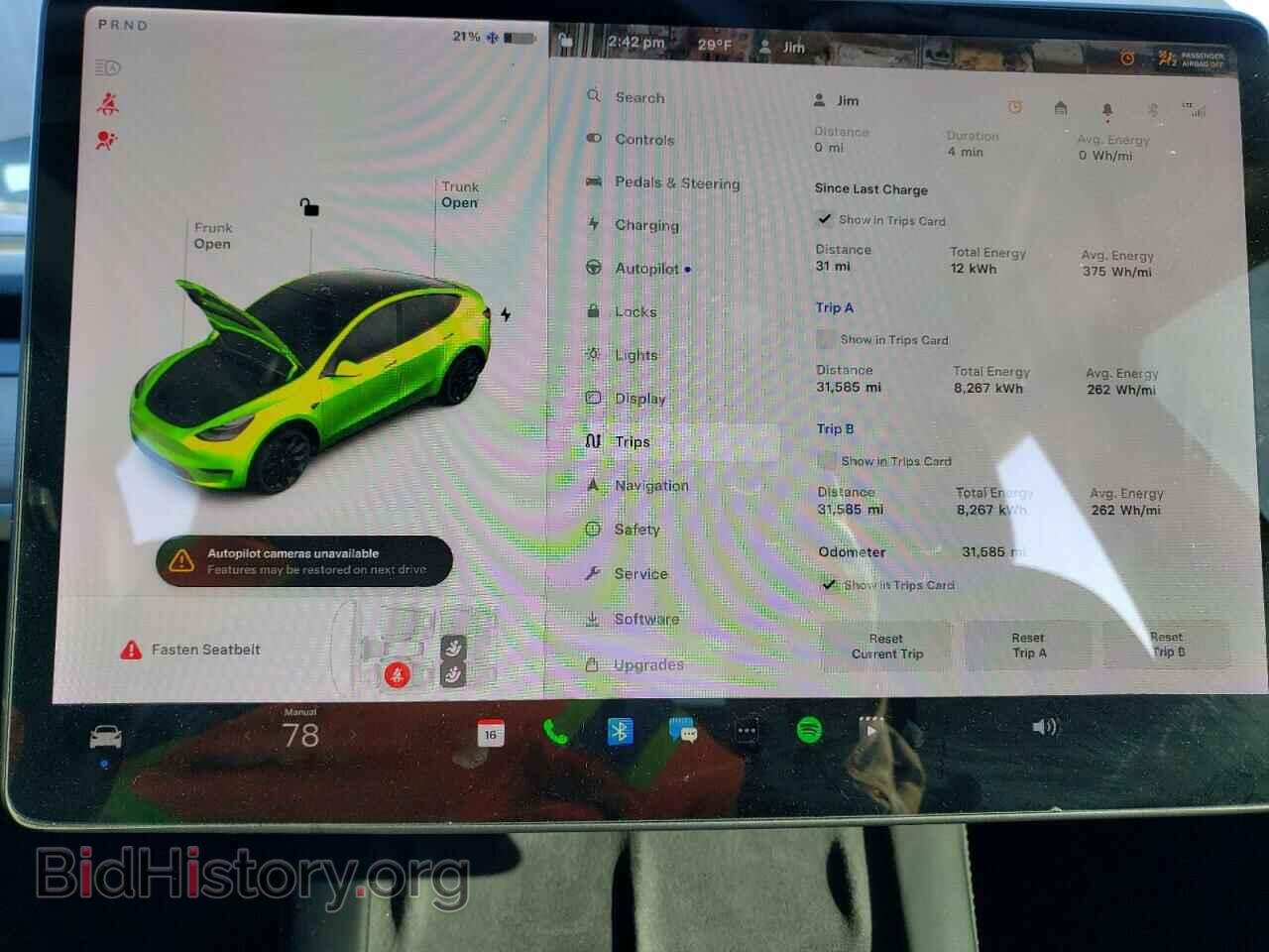 2021 TESLA MODEL Y - VIN: 5YJYGDEE1MF137871 - Фото 9