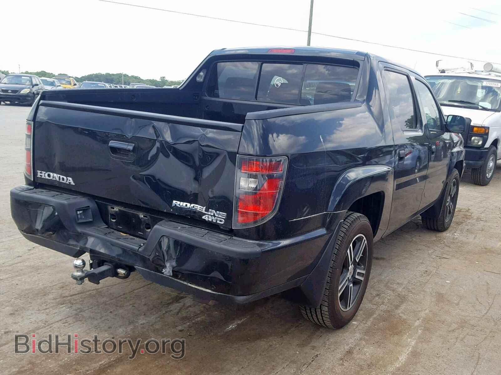 2013 HONDA RIDGELINE - VIN: 5FPYK1F75DB009122 - Фото 4
