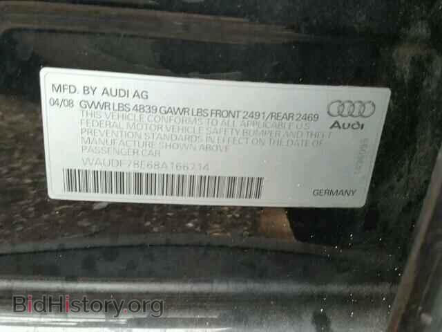 2008 AUDI A4 - VIN: WAUDF78E68A166714 - Photo 10