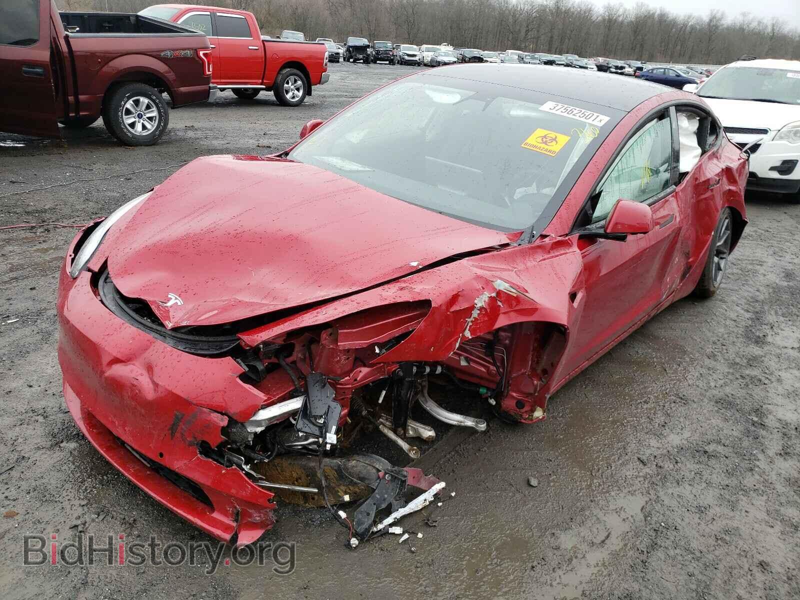 2021 TESLA MODEL 3 - VIN: 5YJ3E1EB0MF838132 - Photo 2