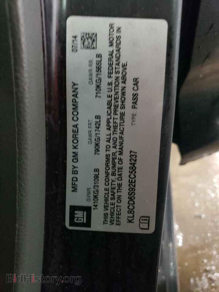 2014 CHEVROLET SPARK - VIN: KL8CD6S92EC584237 - Фото 13