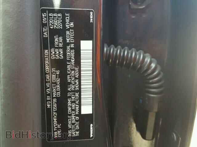 2015 VOLVO S60 - VIN: YV126MFK2F1358799 - Фото 10