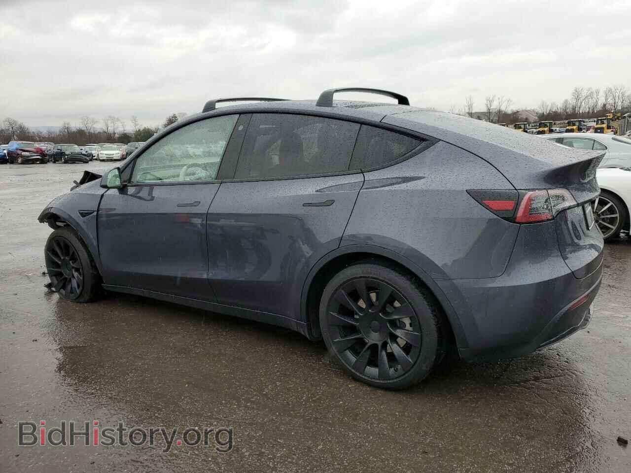 2021 TESLA MODEL Y - VIN: 5YJYGDEE8MF257585 - Фото 2