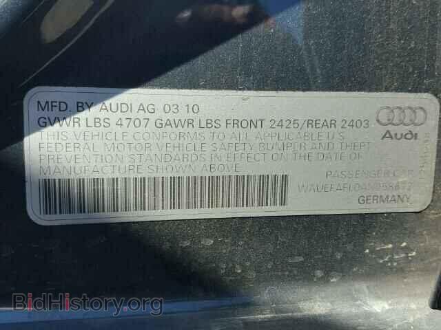 2010 AUDI A4 - VIN: WAUEFAFL0AN058672 - Фото 10