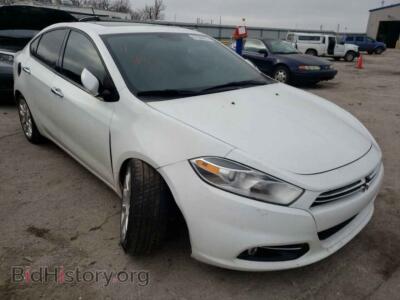 2013 Dodge DART Dart Limit, белый — VIN 1C3CDFCH4DD319510, Copart