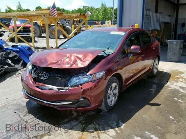 2013 HONDA CIVIC LX - VIN: 2HGFB2F54DH558035 - Фото 2