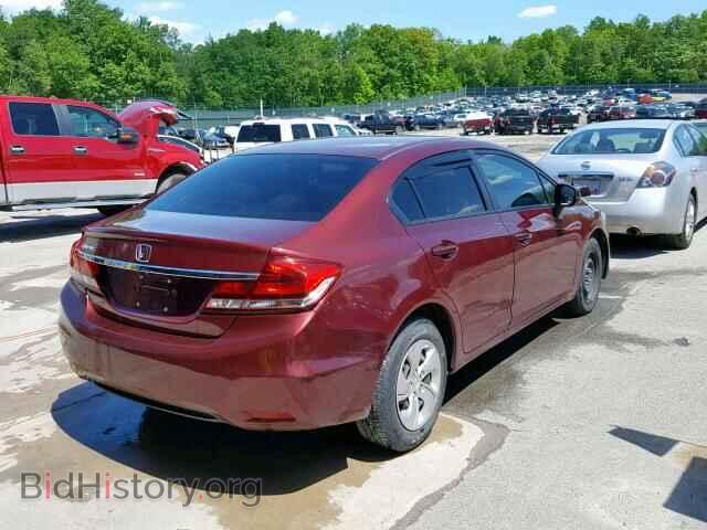 2013 HONDA CIVIC LX - VIN: 2HGFB2F54DH558035 - Фото 4