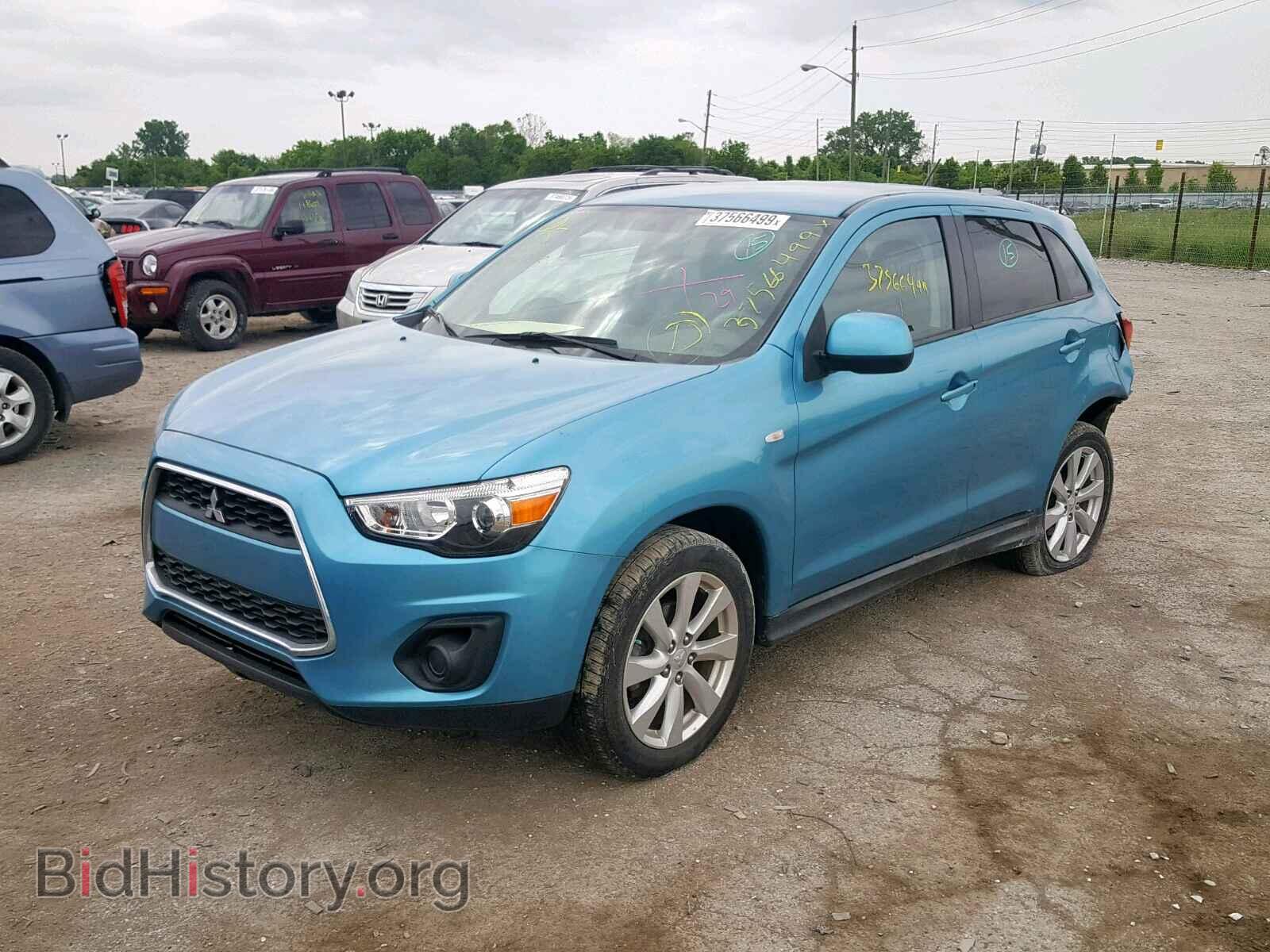 2014 MITSUBISHI OUTLANDER - VIN: 4A4AP3AU3EE004002 - Фото 2