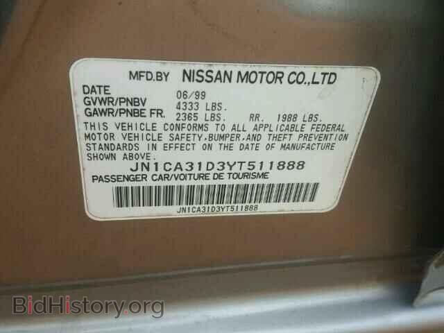 2000 NISSAN MAXIMA - VIN: JN1CA31D3YT511888 - Фото 10