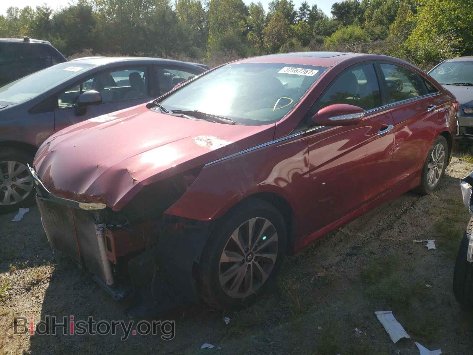 2014 HYUNDAI SONATA - VIN: 5NPEC4AC9EH932477 - Фото 2