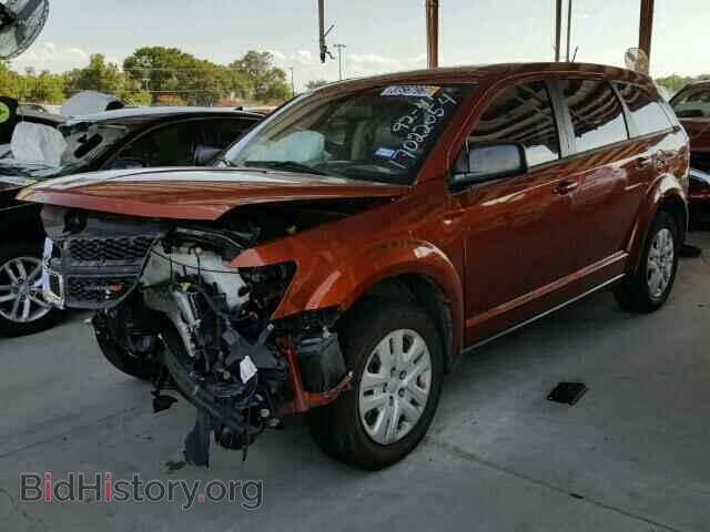 2014 DODGE JOURNEY - VIN: 3C4PDCAB4ET182204 - Фото 2