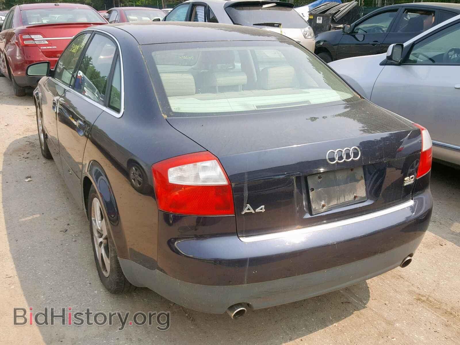2002 AUDI A4 - VIN: WAULT68E62A175337 - Фото 3