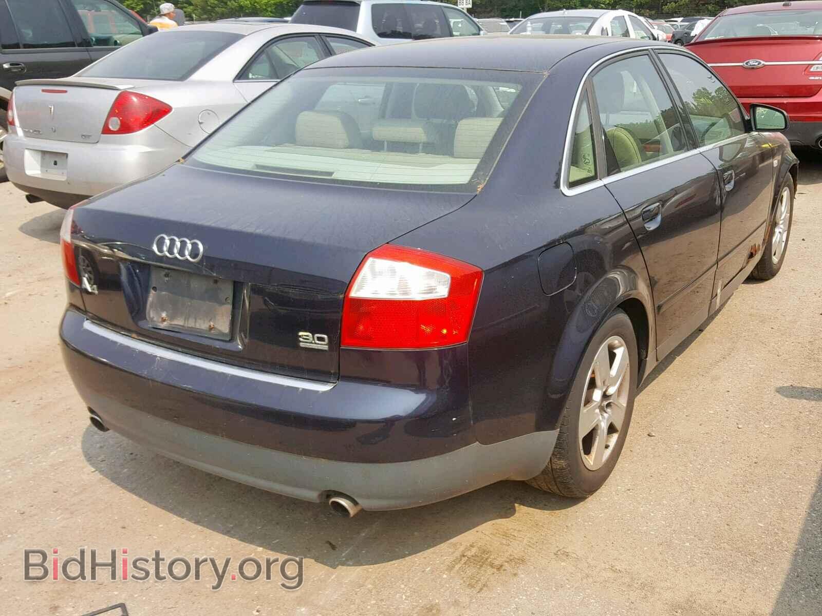 2002 AUDI A4 - VIN: WAULT68E62A175337 - Фото 4