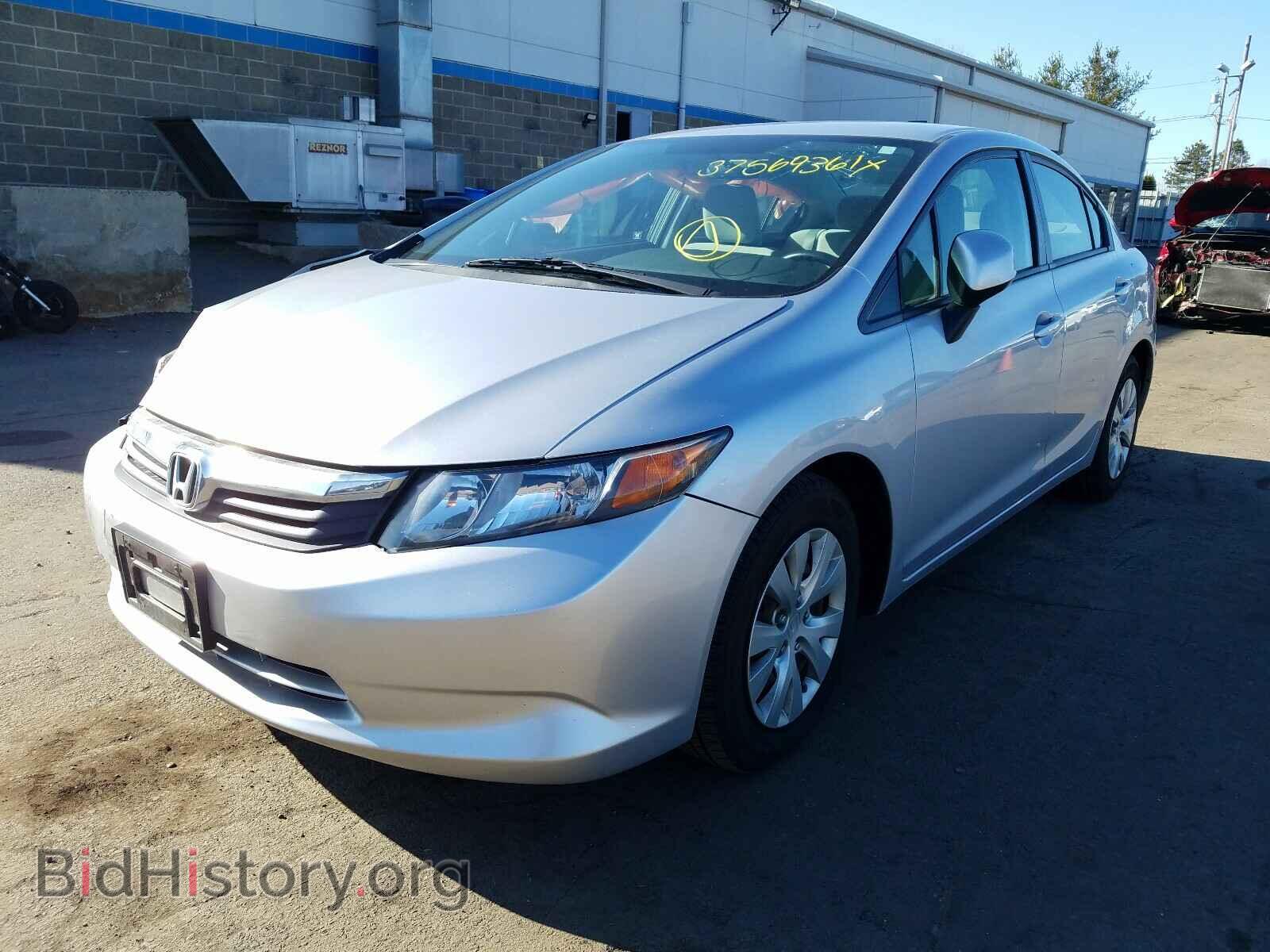 2012 HONDA CIVIC - VIN: 2HGFB2F55CH333797 - Фото 2