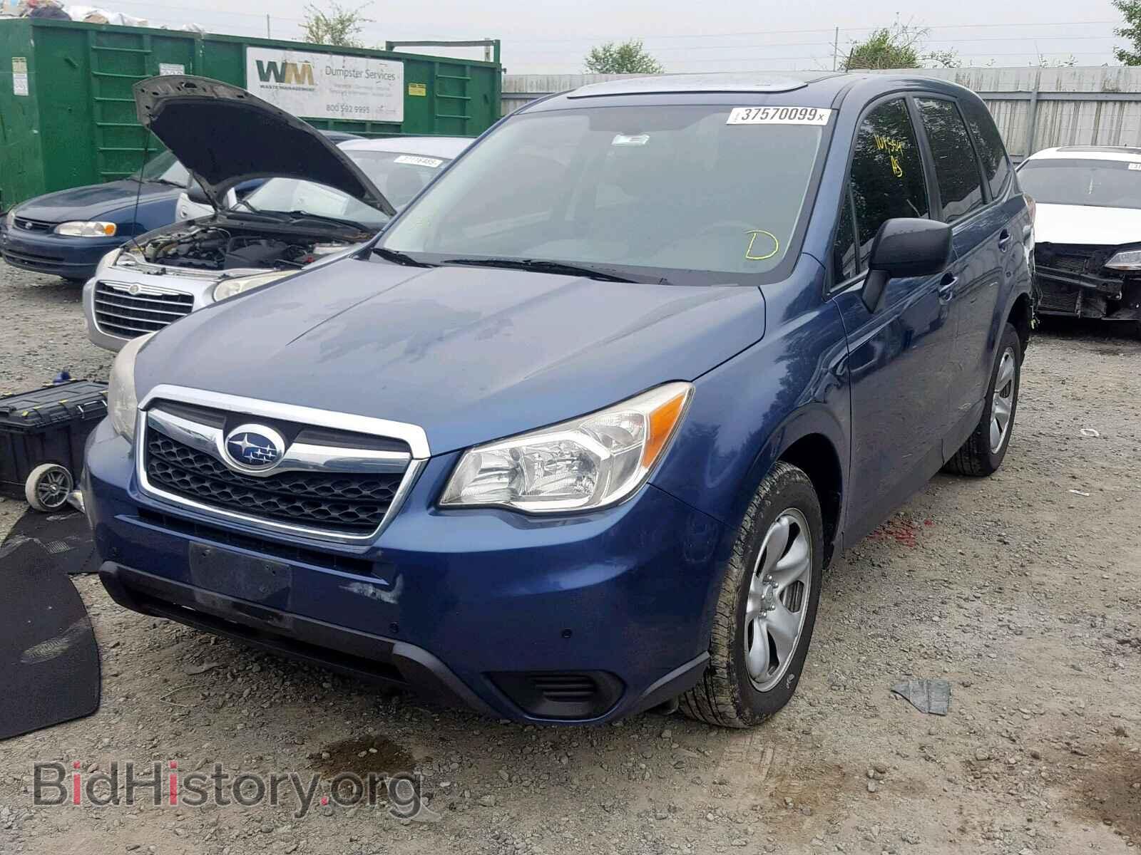 2014 SUBARU FORESTER - VIN: JF2SJAAC7EH404363 - Фото 2