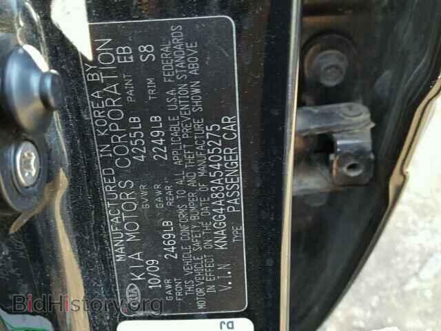 2010 KIA OPTIMA - VIN: KNAGG4A83A5405275 - Фото 10