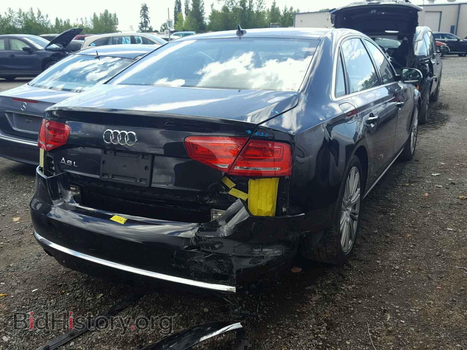 2014 AUDI A8 - VIN: WAURGAFD6EN002233 - Фото 4