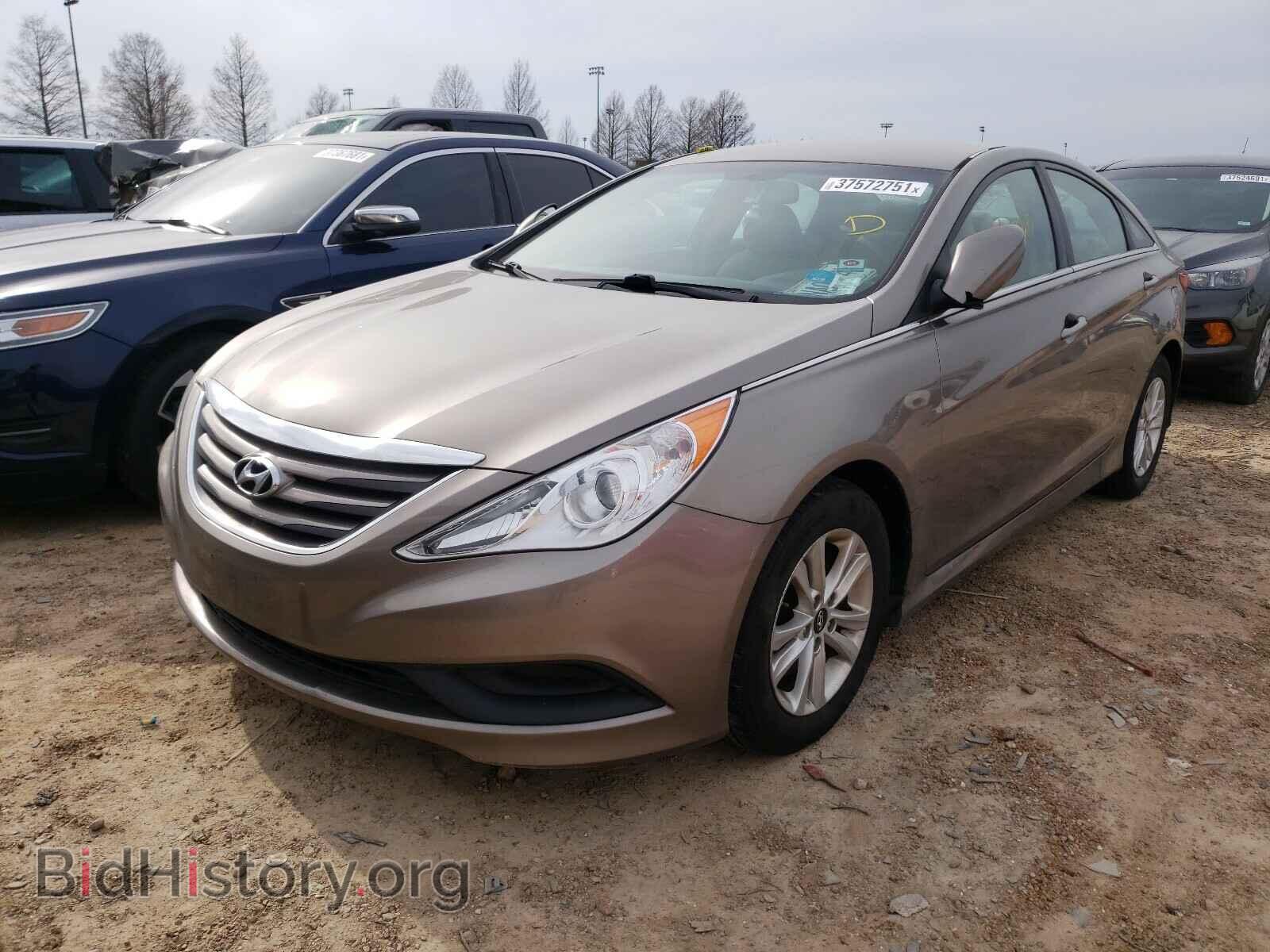 2014 HYUNDAI SONATA - VIN: 5NPEB4AC7EH920332 - Фото 2