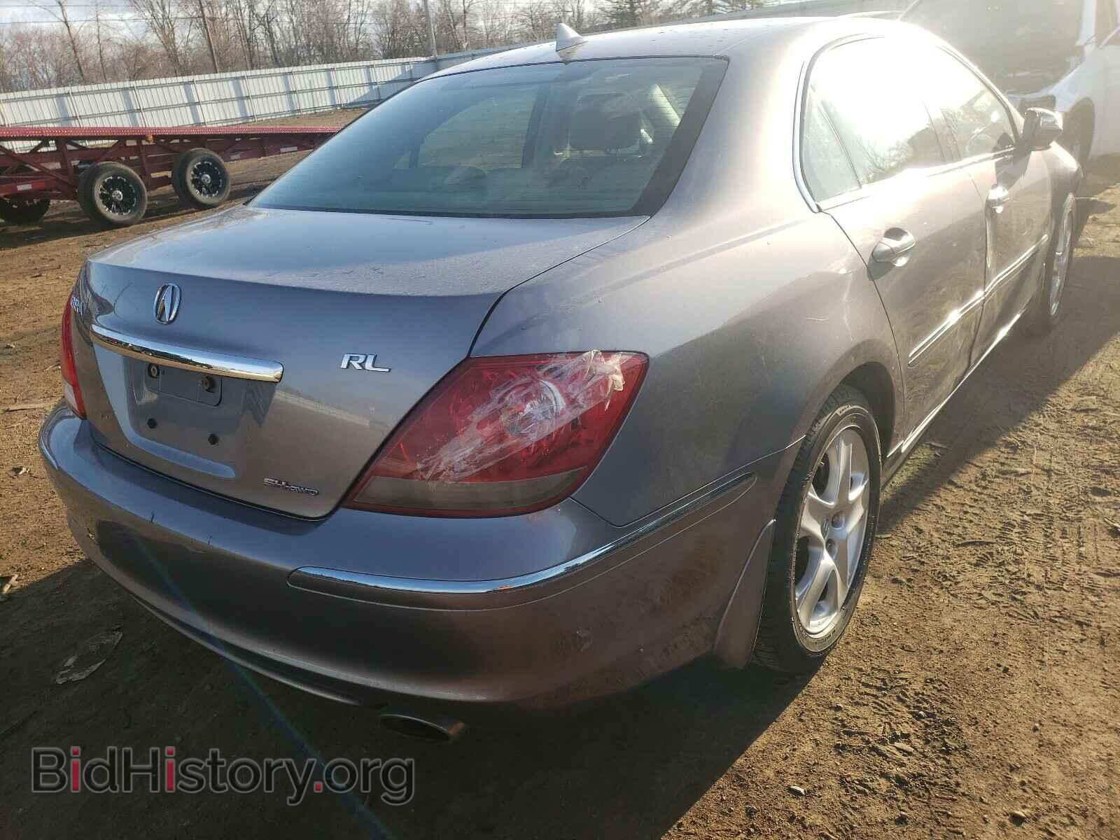 2006 ACURA RL - VIN: JH4KB165X6C007653 - Фото 4