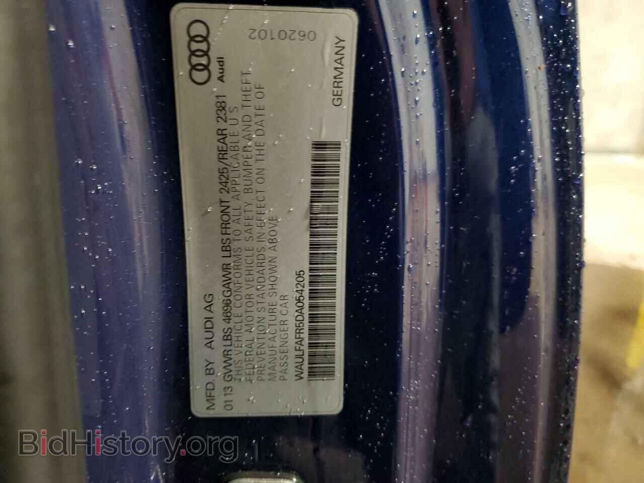 2013 AUDI A5 - VIN: WAULFAFR5DA054205 - Фото 12