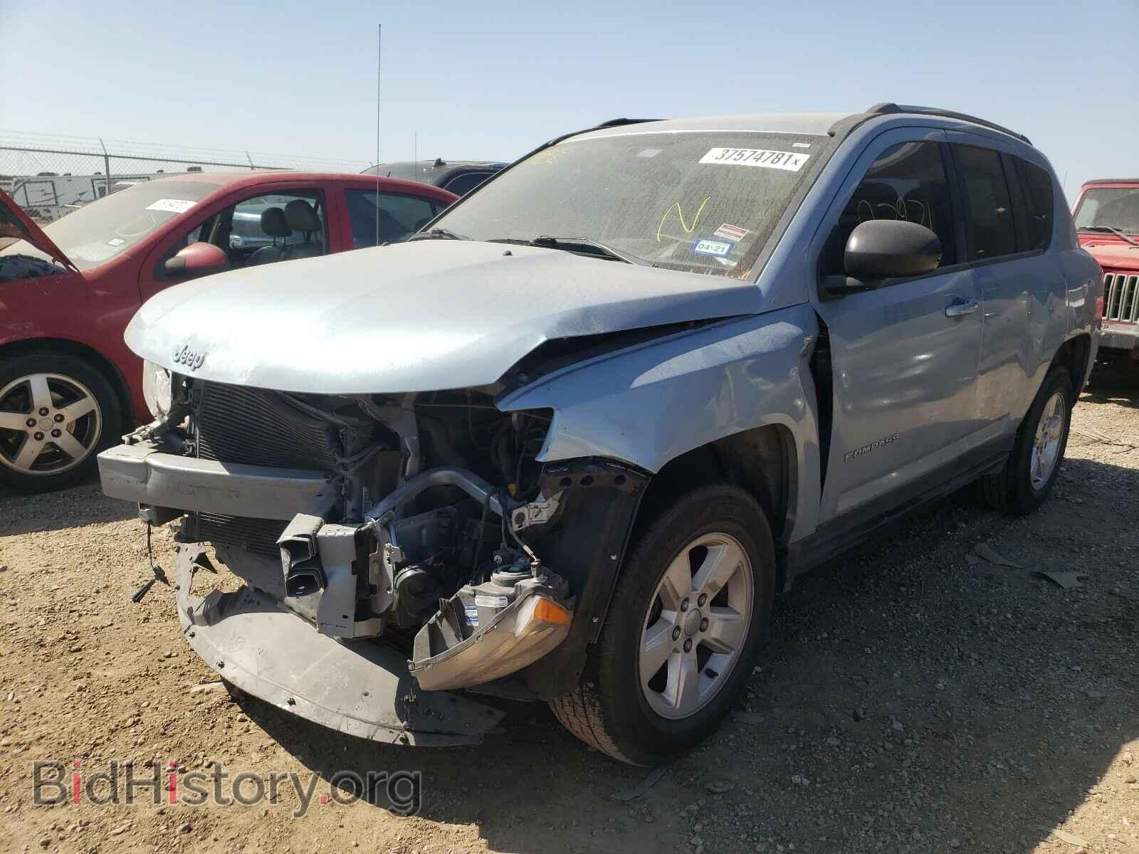 2013 JEEP COMPASS - VIN: 1C4NJCEAXDD250897 - Фото 2