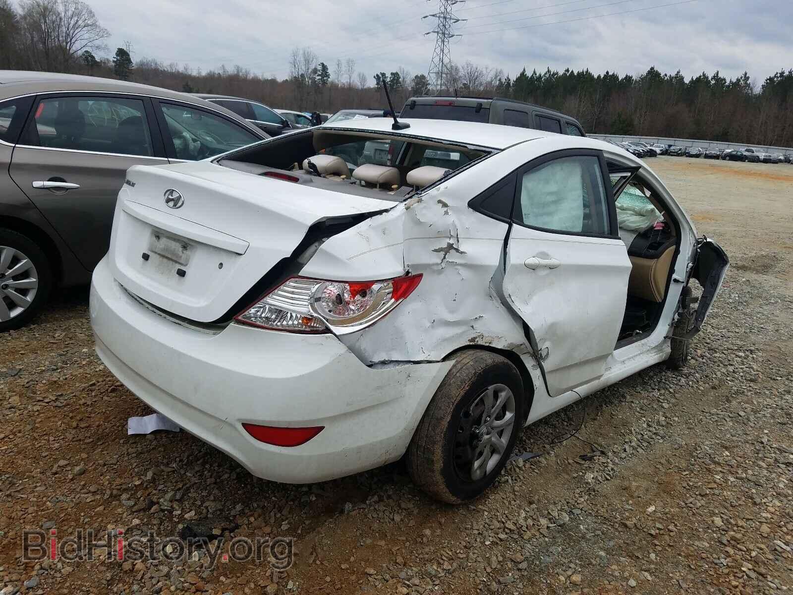2013 HYUNDAI ACCENT - VIN: KMHCT4AE3DU483550 - Фото 4