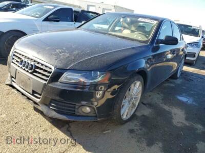 2011 Audi A4, black — VIN WAUFFAFL5BN054350, Copart