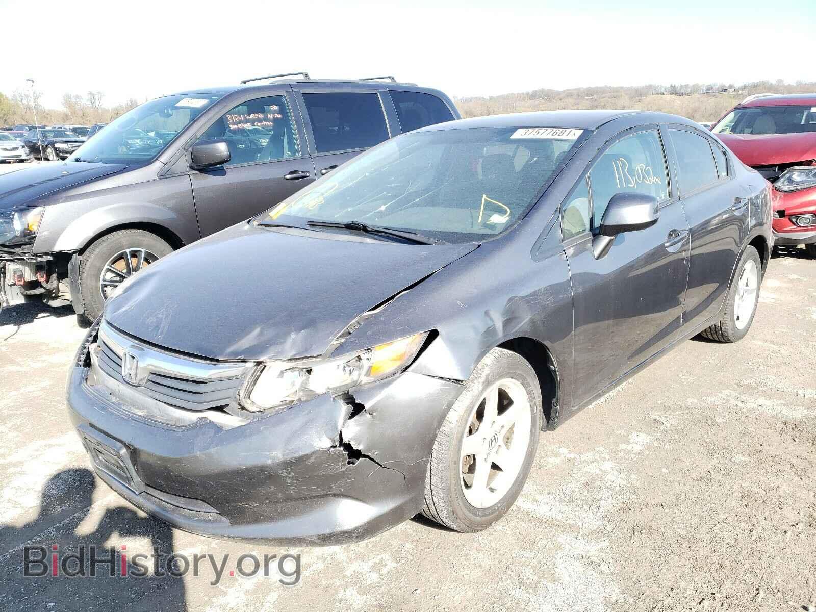 2012 HONDA CIVIC - VIN: 2HGFB2F61CH553379 - Фото 2