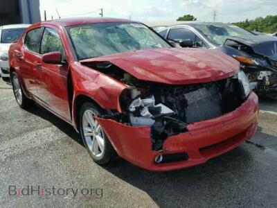 2011 Dodge AVENGER Avenger MA, красный — VIN 1B3BD1FGXBN508779, Copart
