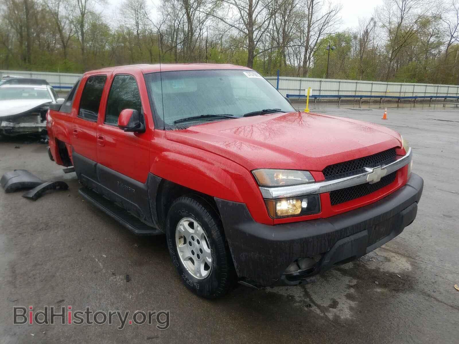 Фотография 3GNEK13T13G340972 - CHEVROLET AVALANCHE 2003