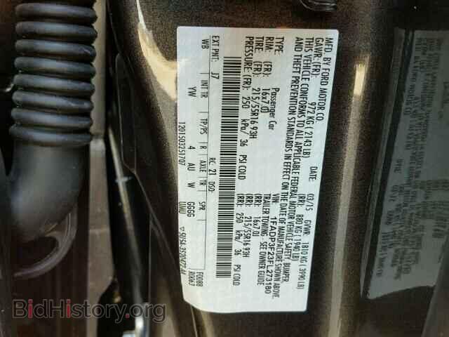 2015 FORD FOCUS - VIN: 1FADP3F23FL273180 - Фото 10