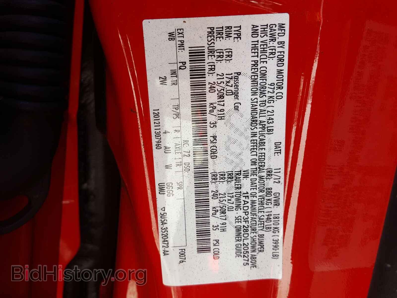 2013 FORD FOCUS - VIN: 1FADP3F28DL205275 - Photo 10