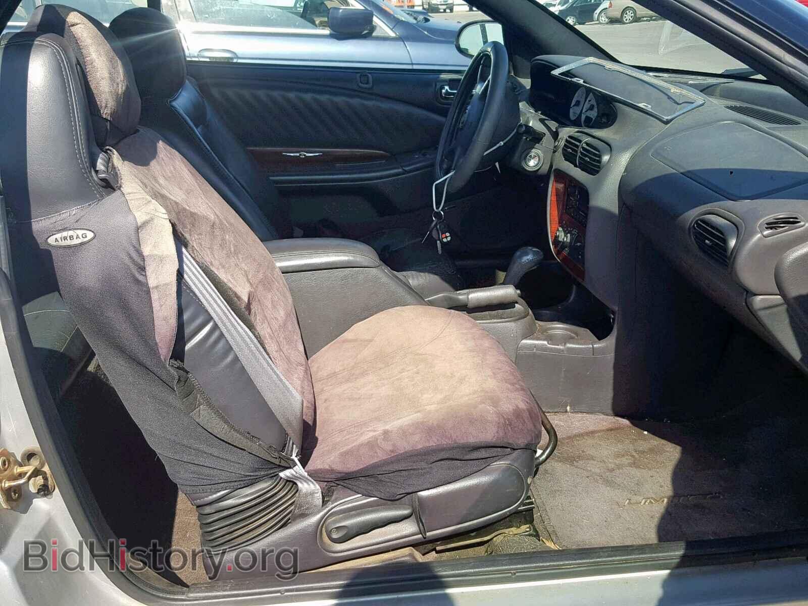 2000 CHRYSLER SEBRING - VIN: 3C3EL55H3YT276331 - Фото 5
