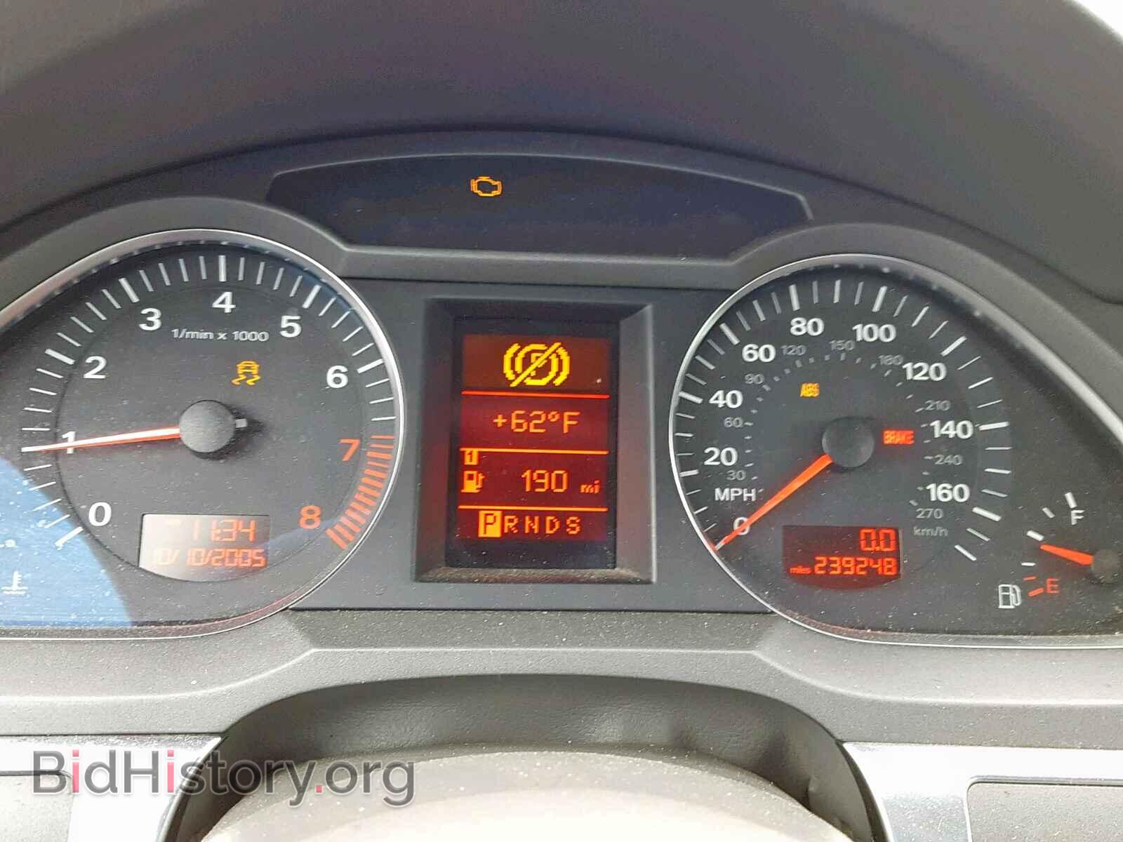 2005 AUDI A6 - VIN: WAUDG74F65N110532 - Фото 8