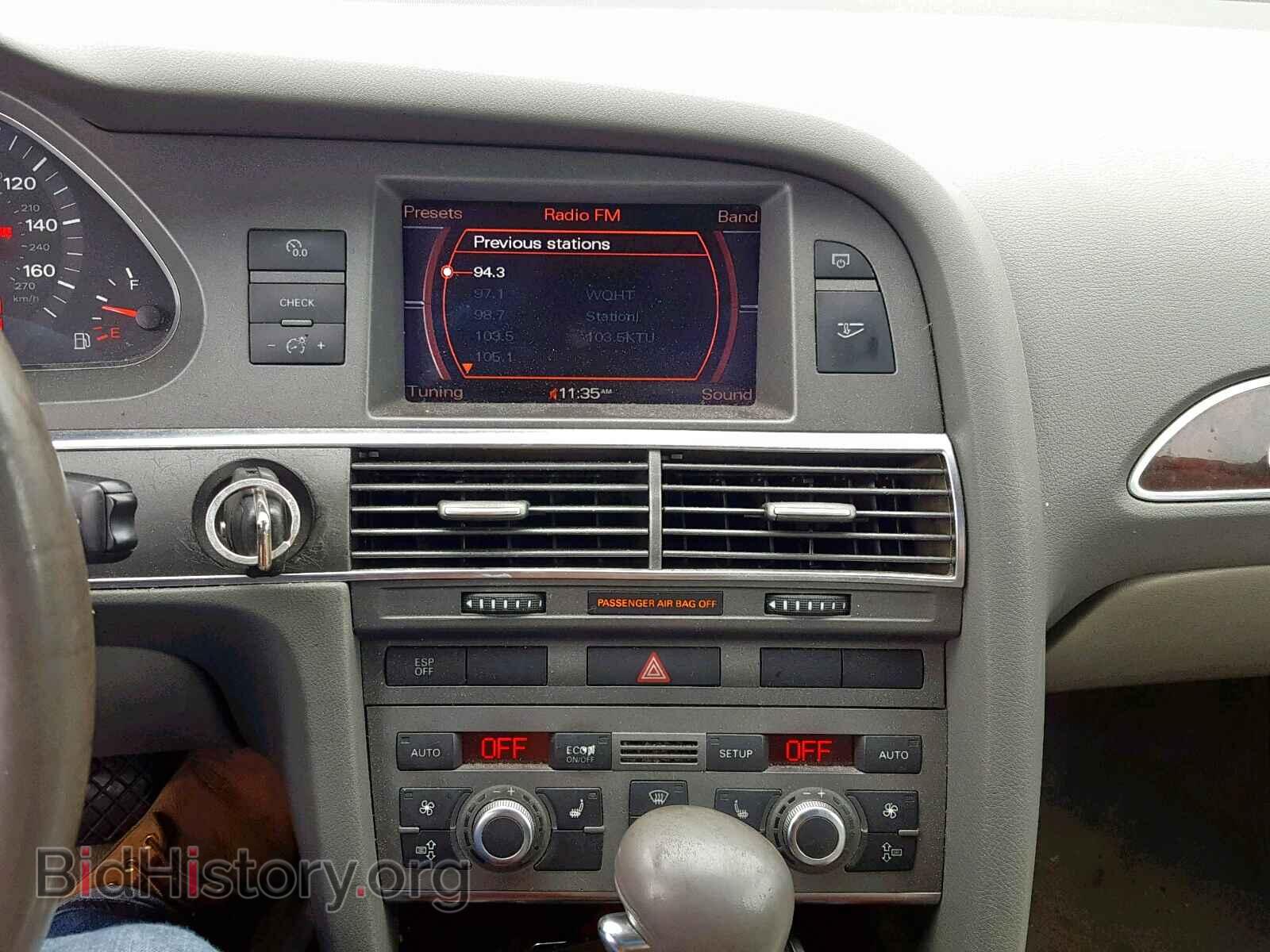 2005 AUDI A6 - VIN: WAUDG74F65N110532 - Фото 9