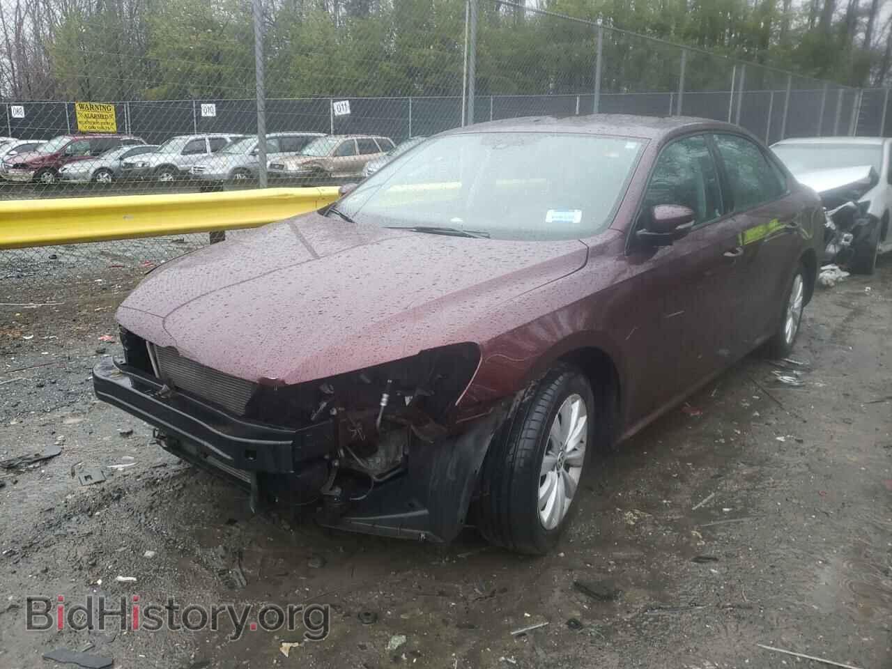 2013 VOLKSWAGEN PASSAT - VIN: 1VWAP7A37DC124253 - Фото 2