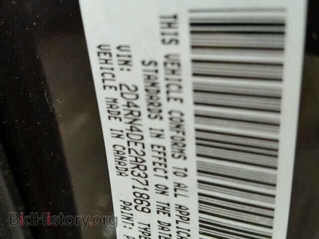 2010 DODGE CARAVAN - VIN: 2D4RN4DE2AR371869 - Фото 10