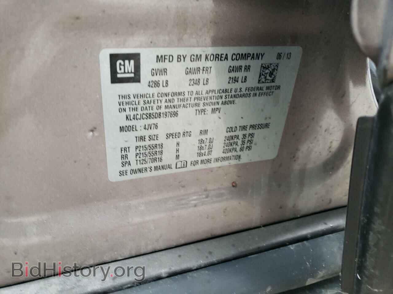 2013 BUICK ENCORE - VIN: KL4CJCSB5DB197696 - Photo 13
