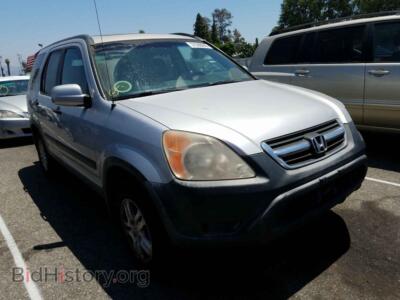2002 Honda CR-V EX, серебристый — VIN JHLRD77892C026357, Copart