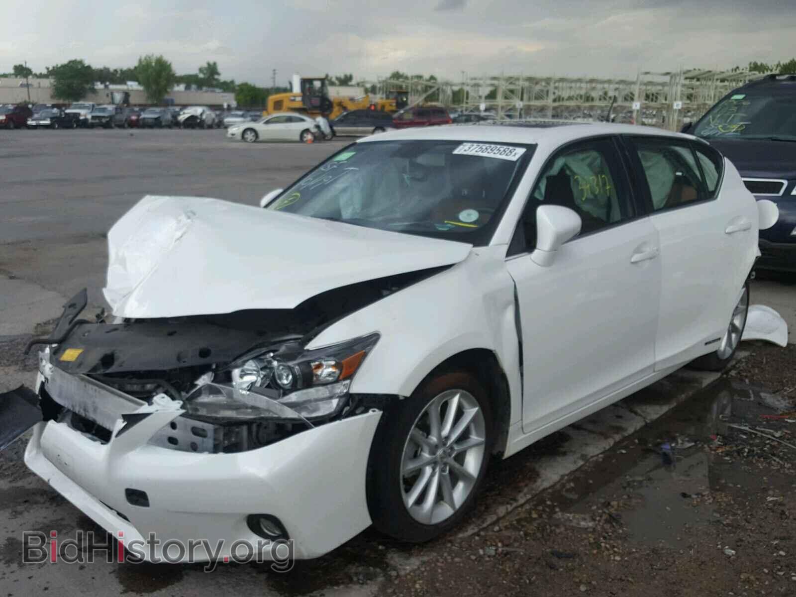 2013 LEXUS CT 200 - VIN: JTHKD5BH3D2168771 - Фото 2