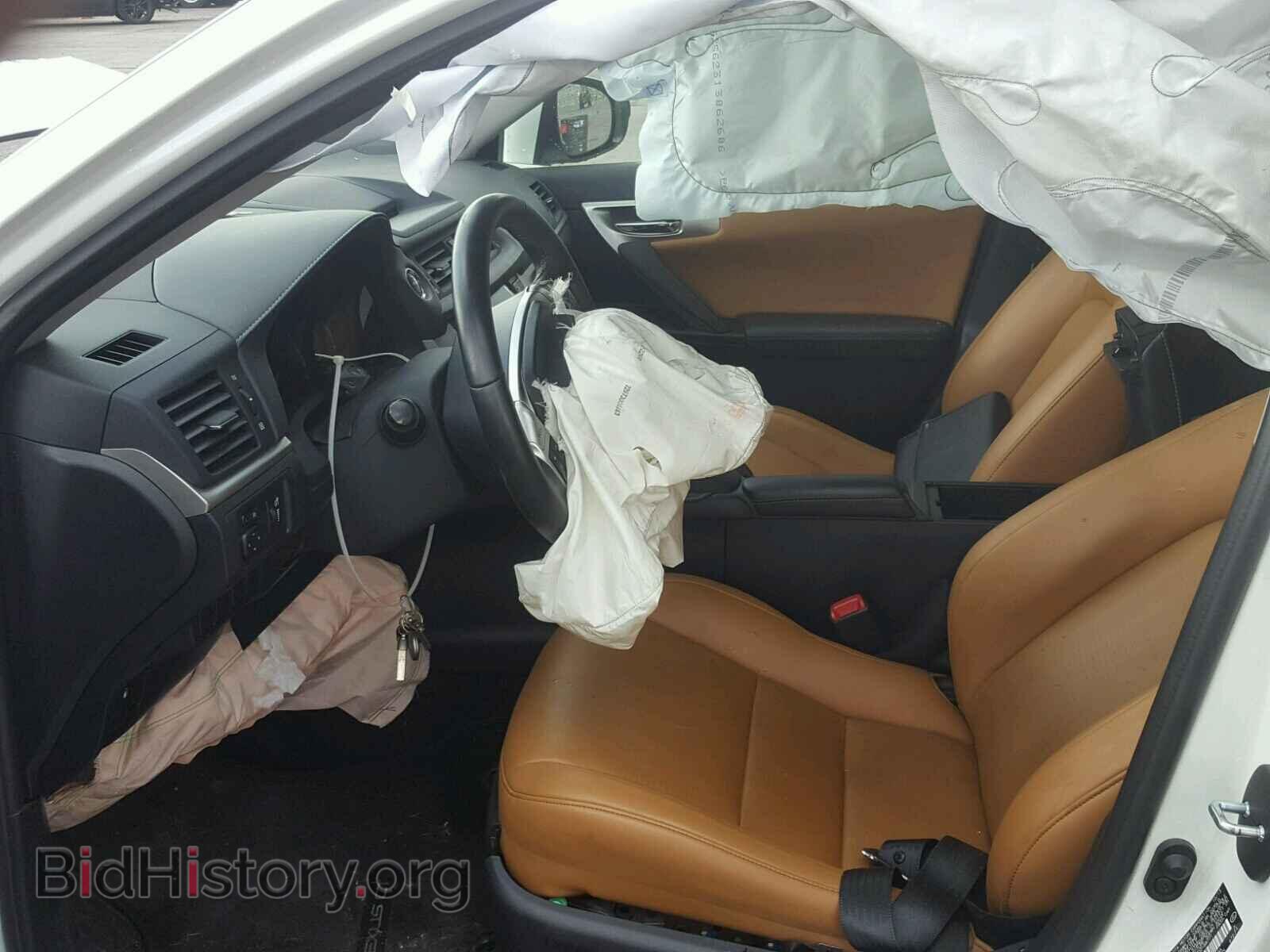 2013 LEXUS CT 200 - VIN: JTHKD5BH3D2168771 - Фото 5