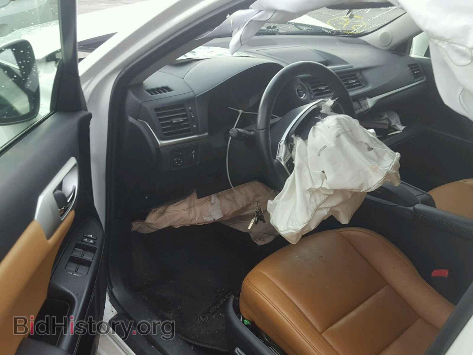 2013 LEXUS CT 200 - VIN: JTHKD5BH3D2168771 - Фото 9