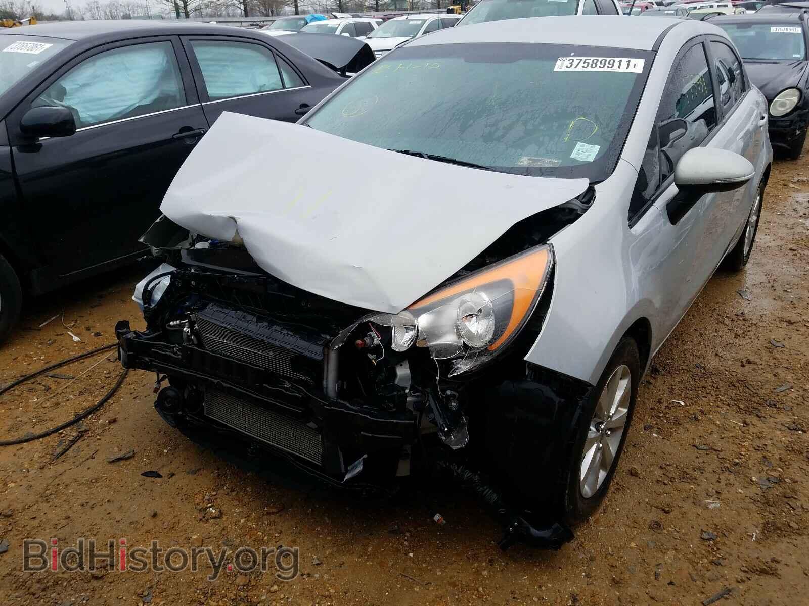 2013 KIA RIO - VIN: KNADN5A36D6195241 - Фото 2