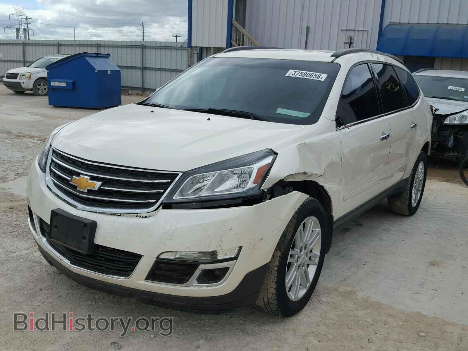 2014 CHEVROLET TRAVERSE - VIN: 1GNKRGKD7EJ362830 - Фото 2
