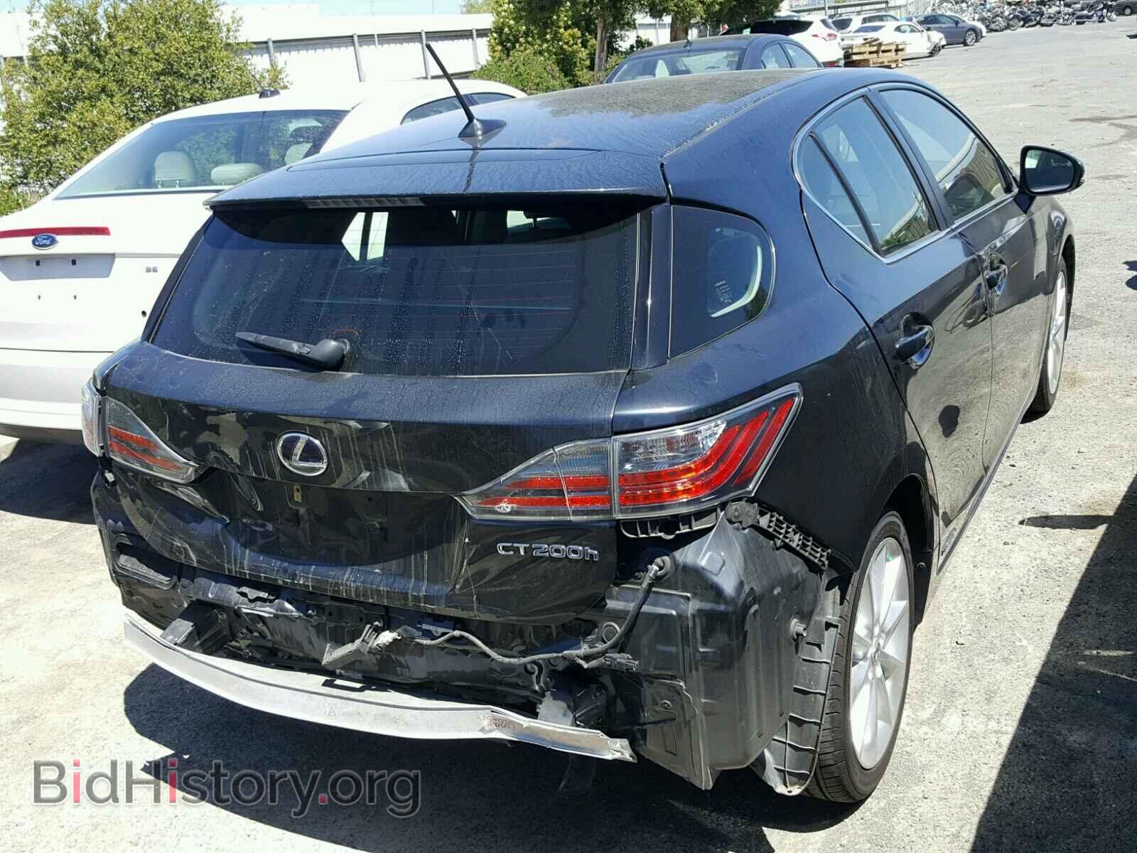 2011 LEXUS CT 200 - VIN: JTHKD5BH3B2042973 - Фото 4