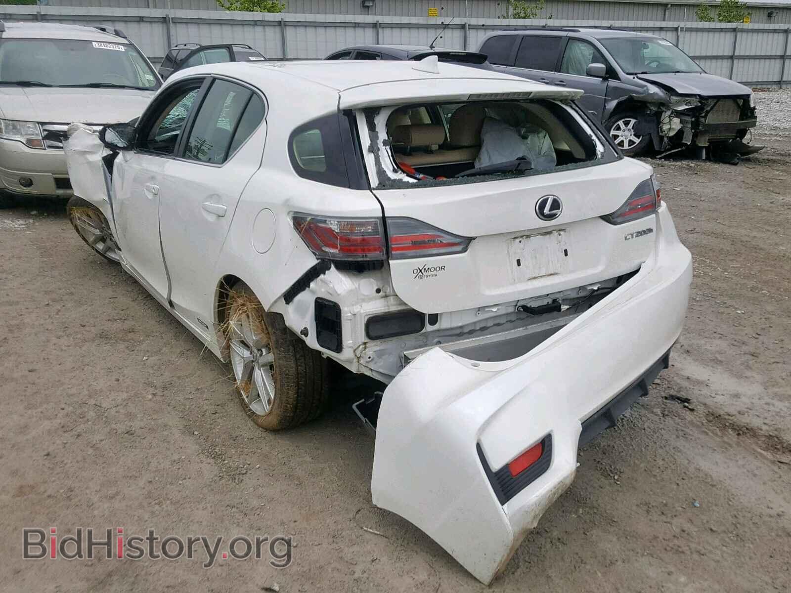 2014 LEXUS CT 200 - VIN: JTHKD5BH2E2175907 - Фото 3