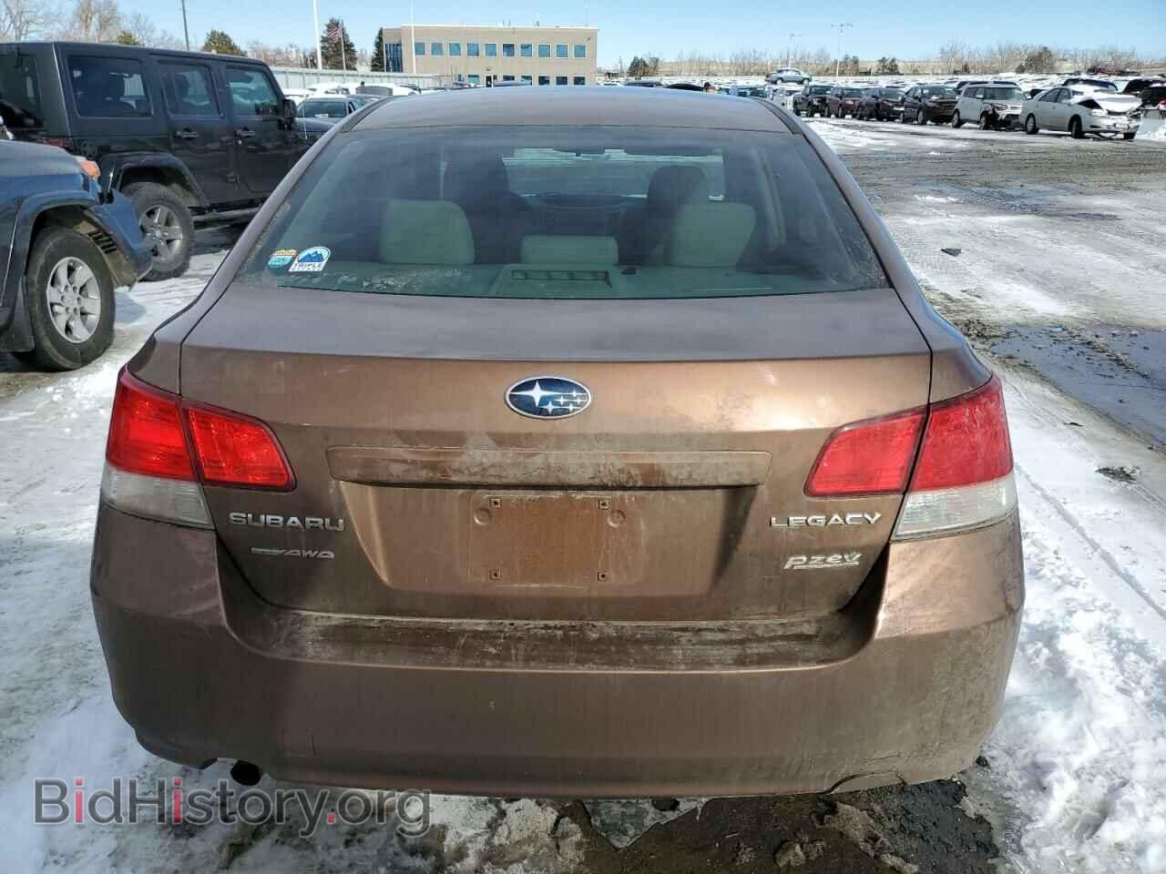 2011 SUBARU LEGACY - VIN: 4S3BMBA67B3214609 - Фото 6