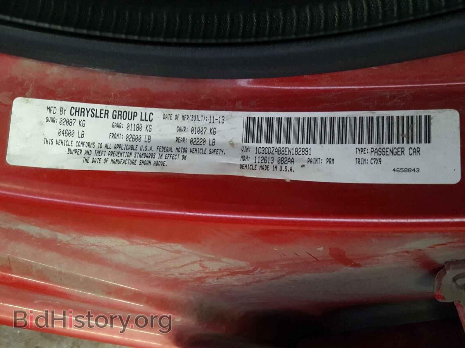 2014 DODGE AVENGER - VIN: 1C3CDZAB8EN182891 - Фото 10