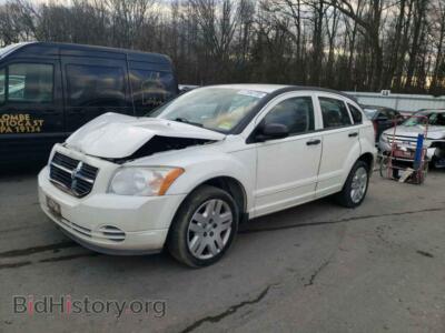2007 Dodge CALIBER Caliber SX, white — VIN 1B3HB48B07D586455, Copart