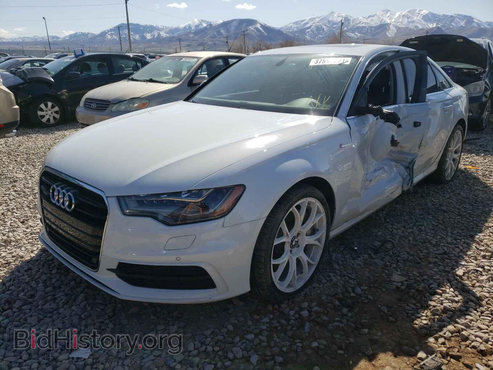 2013 AUDI A6 - VIN: WAUHGAFC3DN141964 - Фото 2